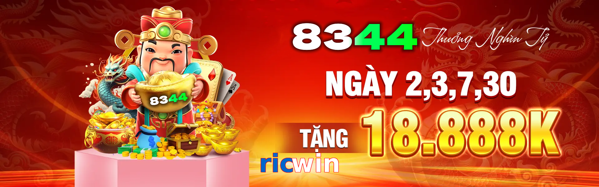 ✅ Đăng nhập nhanh + Thưởng chào mừng! ricwin